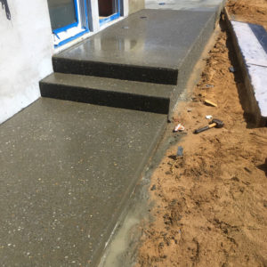 exposed aggregate concreting in busselton